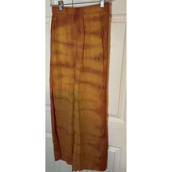 Sister Tribe By The Seaside Burnt Orange Outfit Set Top Pants Pockets Size Small - Picture 4 of 6